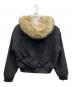 RE'HTRELT (リ・ハトレルト) ファージャケット ブラック サイズ:XL：5000円