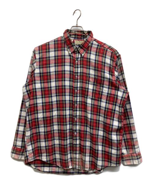 L.L.Bean（エルエルビーン）L.L.Bean (エルエルビーン) チェックネルシャツ レッド サイズ:XLの古着・服飾アイテム