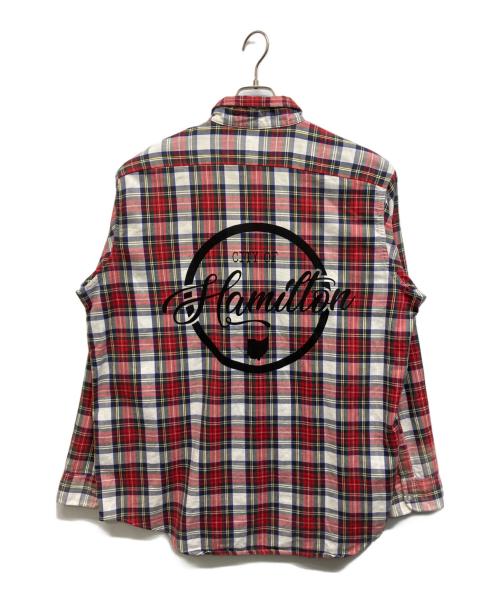 L.L.Bean（エルエルビーン）L.L.Bean (エルエルビーン) チェックネルシャツ レッド サイズ:XLの古着・服飾アイテム