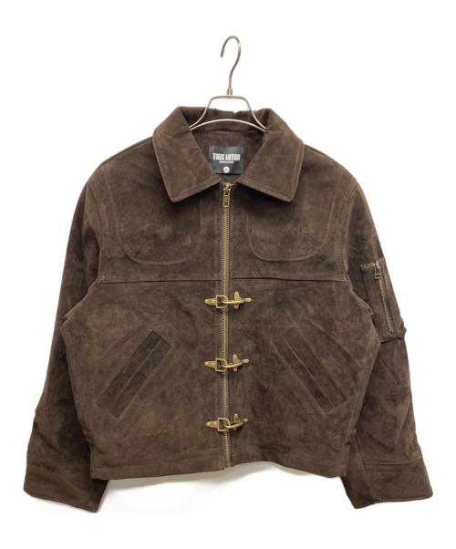 TALK LATER（トークレイター）TALK LATER (トークレイター) フェイクスウェードファイマーマンジャケット ブラウン サイズ:Lの古着・服飾アイテム