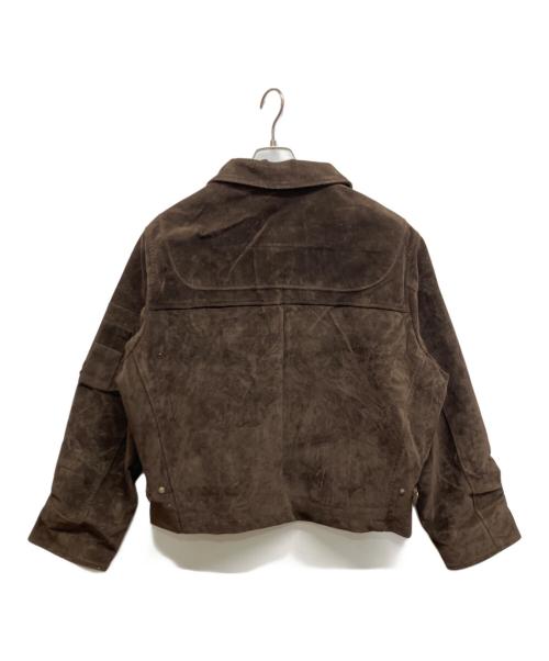 TALK LATER（トークレイター）TALK LATER (トークレイター) フェイクスウェードファイマーマンジャケット ブラウン サイズ:Lの古着・服飾アイテム