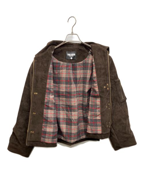 TALK LATER（トークレイター）TALK LATER (トークレイター) フェイクスウェードファイマーマンジャケット ブラウン サイズ:Lの古着・服飾アイテム