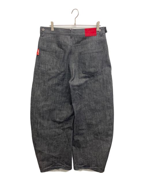 9090（9090）9090 (9090) Okayama Crafted Buggy Denim Pants ブラック サイズ:XLの古着・服飾アイテム