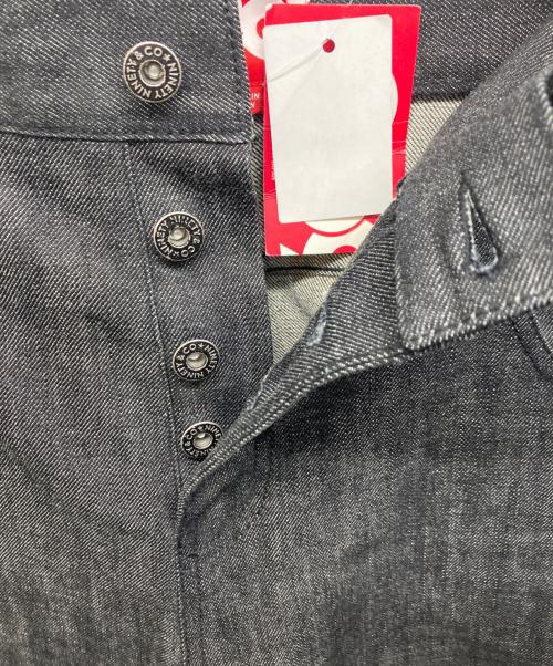 9090（9090）9090 (9090) Okayama Crafted Buggy Denim Pants ブラック サイズ:XLの古着・服飾アイテム