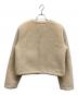 ZARA (ザラ) フェイクファーファイヤーマンジャケット アイボリー サイズ:S：6000円