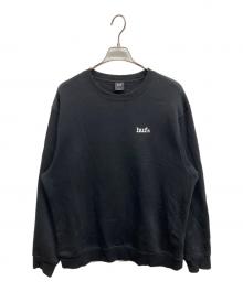 HUF（ハフ）の古着「プリントスウェット」｜ブラック