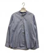 MARGARET HOWELLマーガレットハウエル）の古着「COTTON END ON END」｜スカイブルー