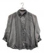 mizuiro-indミズイロインド）の古着「シアーワイドシャツ」｜グレー