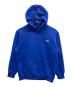 THE NORTH FACE（ザ ノース フェイス）の古着「スモールロゴヘザースウェットフーディ」｜ブルー
