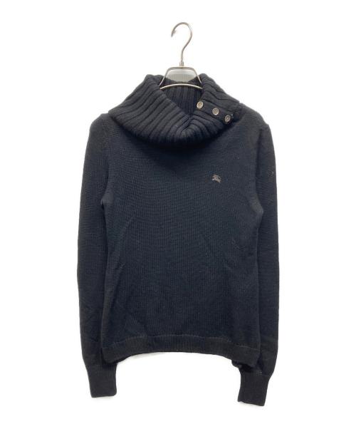 BURBERRY LONDON（バーバリーロンドン）BURBERRY LONDON (バーバリーロンドン) ウールタートルネックニット ブラック サイズ:38の古着・服飾アイテム