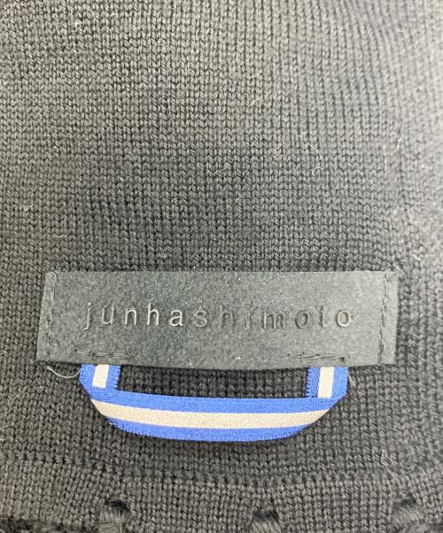Junhashimoto（ジュンハシモト）Junhashimoto (ジュンハシモト) 大判ストール ブラックの古着・服飾アイテム