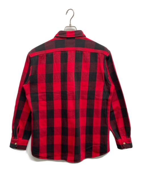 CarHartt（カーハート）CarHartt (カーハート) ヘビーネルシャツ レッド サイズ:XLの古着・服飾アイテム