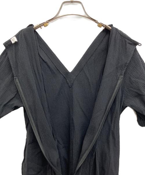 IENA（イエナ）IENA (イエナ) B. サッカーVネックワンピース ブラック サイズ:Freeの古着・服飾アイテム