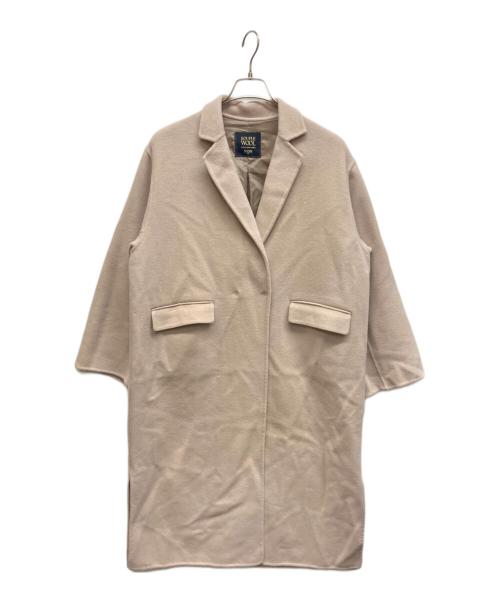 SLOBE IENA（スローブ イエナ）SLOBE IENA (スローブ イエナ) souple woolダブルフェイスチェスターコート アイボリー サイズ:38の古着・服飾アイテム
