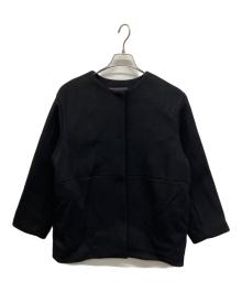 JOURNAL STANDARD relume（ジャーナルスタンダード レリューム）の古着「スーパーファインビーバークルーネックコート」｜ブラック