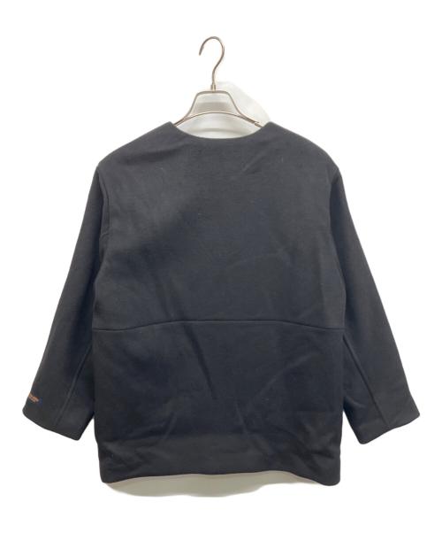 JOURNAL STANDARD relume（ジャーナルスタンダード レリューム）JOURNAL STANDARD relume (ジャーナルスタンダード レリューム) スーパーファインビーバークルーネックコート ブラック サイズ:Sの古着・服飾アイテム