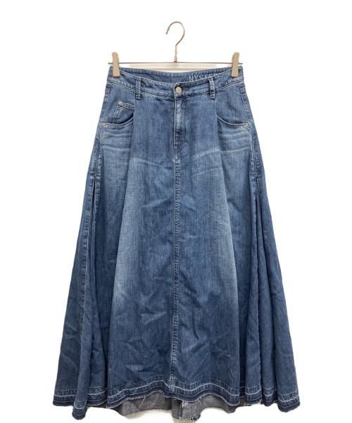 Hysteric Glamour（ヒステリックグラマー）Hysteric Glamour (ヒステリックグラマー) USED加工デニムスカート インディゴ サイズ:Sの古着・服飾アイテム