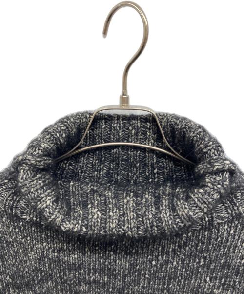 JOHN SMEDLEY（ジョンスメドレー）JOHN SMEDLEY (ジョンスメドレー) アルパカ混ローゲージタートルネックニット ブラック サイズ:Mの古着・服飾アイテム