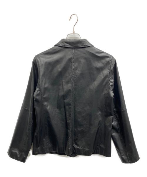 HAI SPORTING GEAR（ハイスポーツギア）HAI SPORTING GEAR (ハイスポーツギア) 刺繍レザーカバーオール ブラック サイズ:Mの古着・服飾アイテム