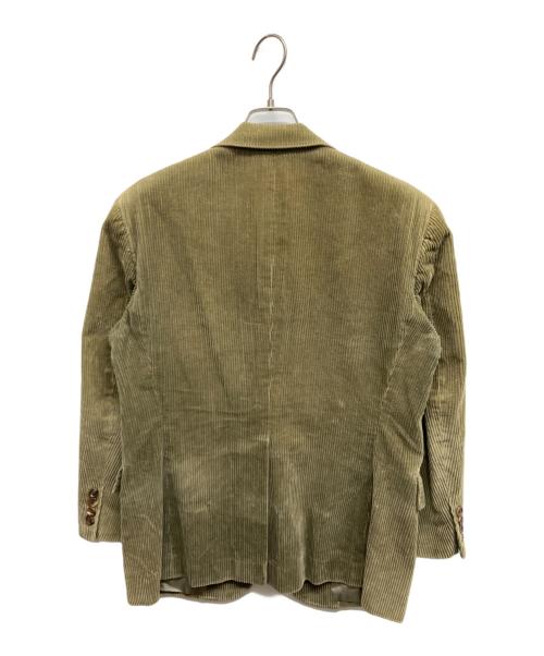 POLO RALPH LAUREN（ポロ・ラルフローレン）POLO RALPH LAUREN (ポロ・ラルフローレン) コーデュロイテーラードジャケット オリーブ サイズ:ab4の古着・服飾アイテム