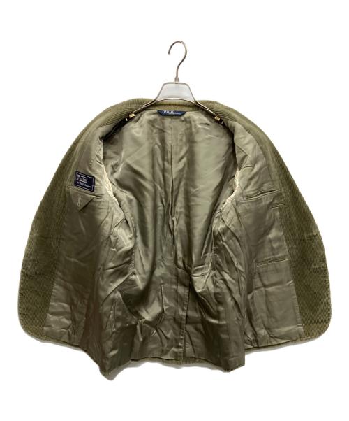 POLO RALPH LAUREN（ポロ・ラルフローレン）POLO RALPH LAUREN (ポロ・ラルフローレン) コーデュロイテーラードジャケット オリーブ サイズ:ab4の古着・服飾アイテム