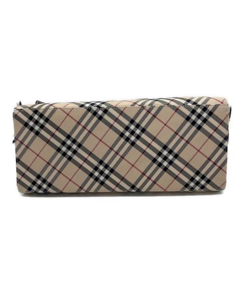 BURBERRY BLUE LABEL（バーバリー ブルー レーベル）BURBERRY BLUE LABEL (バーバリー ブルー レーベル) ナイロンノヴァチェックトートバッグ ベージュの古着・服飾アイテム