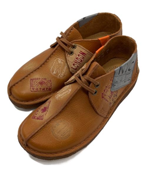 CLARKS（クラークス）CLARKS (クラークス) パッチワークDESERT TREK ブラウン サイズ:US7 1/2の古着・服飾アイテム