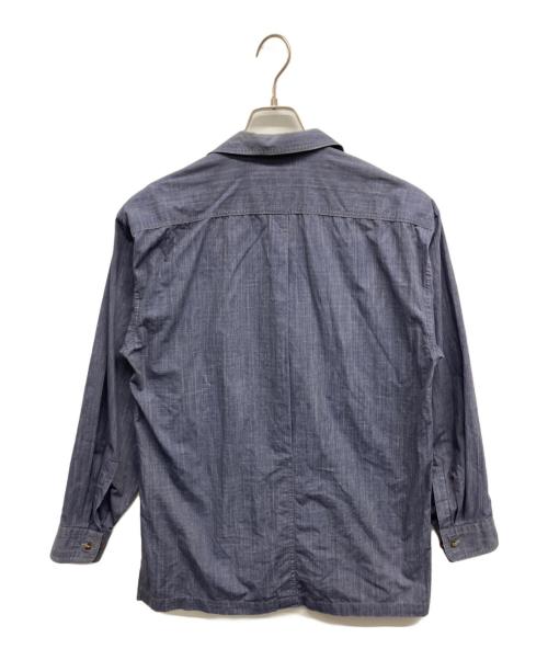 IM ISSEY MIYAKE（アイエムイッセイミヤケ）IM ISSEY MIYAKE (アイエムイッセイミヤケ) オープンカラーシャツ インディゴ サイズ:Sの古着・服飾アイテム