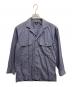 IM ISSEY MIYAKE（アイエムイッセイミヤケ）の古着「オープンカラーシャツ」｜インディゴ