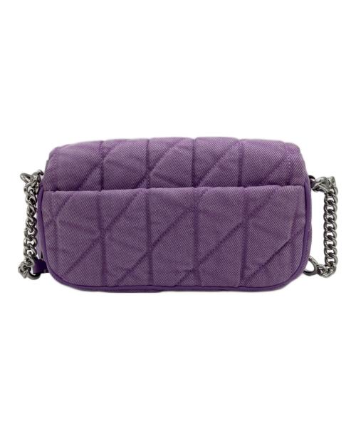 COACH（コーチ）COACH (コーチ) ヘイリー フラップ バッグ パープルの古着・服飾アイテム