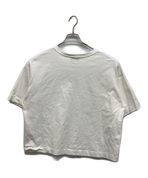 TEURN STUDIOS（-）TEURN STUDIOS (-) Oversized cotton t-shirt ホワイト サイズ:Sの古着・服飾アイテム