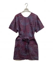 marimekko（マリメッコ）の古着「総柄ワンピース」｜パープル