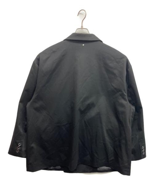 ADRER（アドラー）ADRER (アドラー) ADRER TRダブルクロスルーズテーラードダブルジャケット ブラック サイズ:Lの古着・服飾アイテム