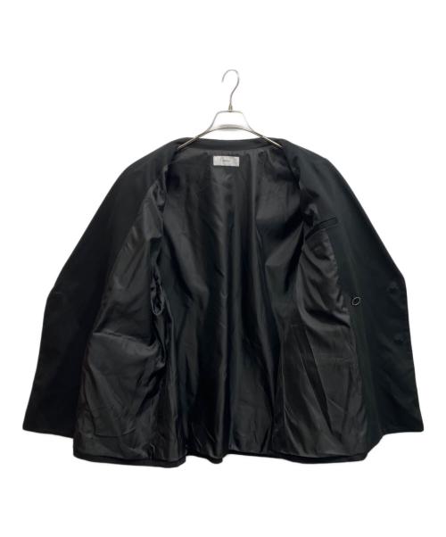 ADRER（アドラー）ADRER (アドラー) ADRER TRダブルクロスルーズテーラードダブルジャケット ブラック サイズ:Lの古着・服飾アイテム