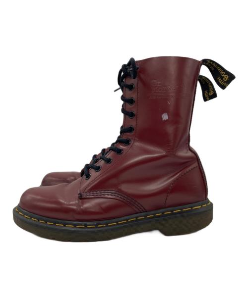 Dr.Martens（ドクターマーチン）Dr.Martens (ドクターマーチン) 10ホールブーツ ボルドー サイズ:25cmの古着・服飾アイテム