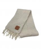 LOEWEロエベ）の古着「アナグラムフリンジストール」｜アイボリー