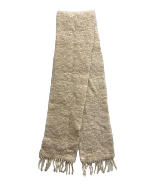 LOEWE（ロエベ）LOEWE (ロエベ) アナグラムフリンジストール アイボリー サイズ:下記参照の古着・服飾アイテム