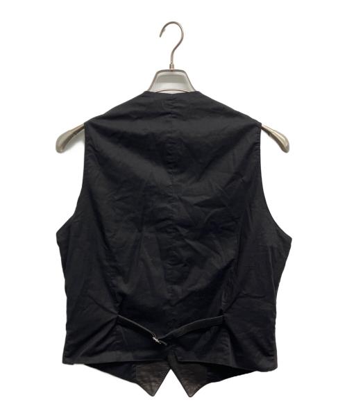 TAGLIATORE（タリアトーレ）TAGLIATORE (タリアトーレ) JEREMY ラムレザー5Bベスト ブラック サイズ:54 未使用品の古着・服飾アイテム