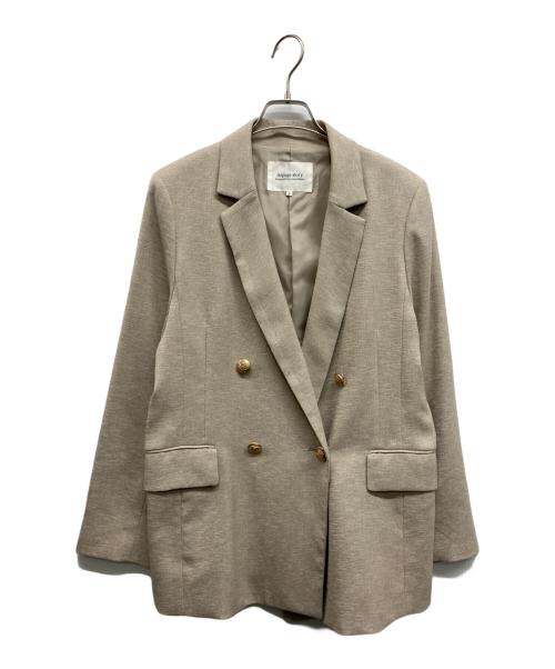ARPEGE STORY（アルページュストーリー）ARPEGE STORY (アルページュストーリー) 金釦ダブルテーラージャケット グレー サイズ:2の古着・服飾アイテム