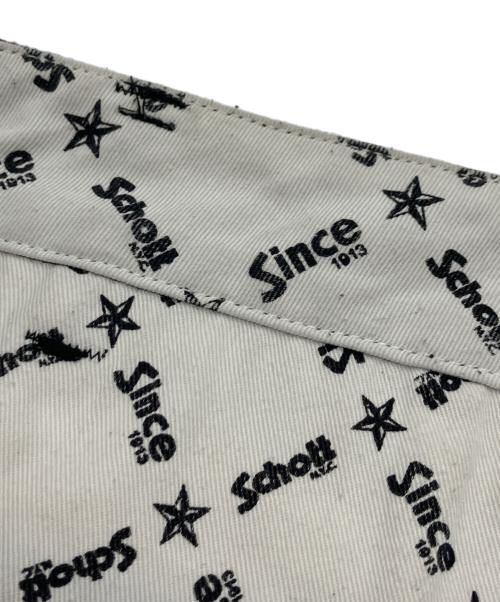 Schott（ショット）Schott (ショット) TC DOUBLE PLEATED WIDE PANTS ブラック サイズ:Mの古着・服飾アイテム