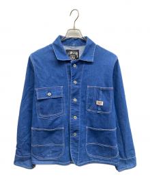 stussy（ステューシー）の古着「ワークデニムカバーオール」｜インディゴ