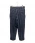 MAATEE&SONS (マーティーアンドサンズ) Ex. TWEED HERRINGBONE 2INTUCK TAPERED TROUSERS ネイビー サイズ:3：22000円