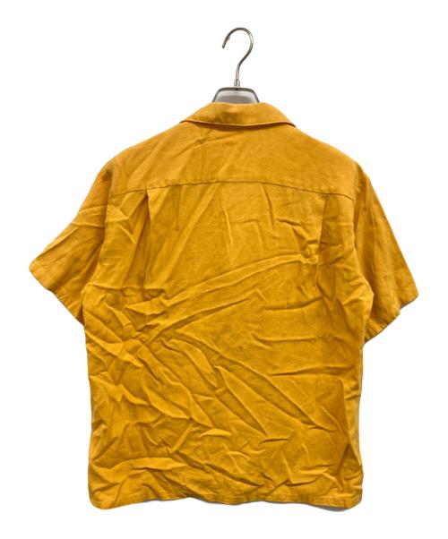 Da Vinci（ダヴィンチ）Da Vinci (ダヴィンチ) 60'sヴィンテージレーヨンS/Sオープンカラーシャツ イエロー サイズ:Lの古着・服飾アイテム