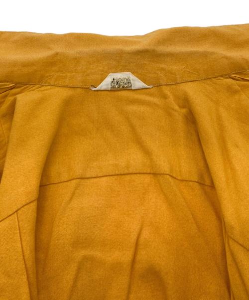 Da Vinci（ダヴィンチ）Da Vinci (ダヴィンチ) 60'sヴィンテージレーヨンS/Sオープンカラーシャツ イエロー サイズ:Lの古着・服飾アイテム