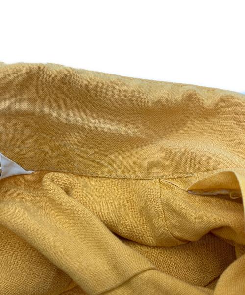 Da Vinci（ダヴィンチ）Da Vinci (ダヴィンチ) 60'sヴィンテージレーヨンS/Sオープンカラーシャツ イエロー サイズ:Lの古着・服飾アイテム