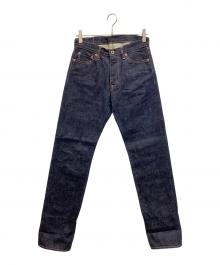 JAPAN BLUE JEANS（ジャパンブルージーンズ）の古着「JAPAN BLUE JEANS J501 ルーズモデル 14.8oz ハードデニム セルヴィッチ」｜インディゴ