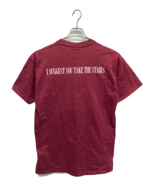 MICKEY.inc（ミッキー）MICKEY.inc (ミッキー) THE TOWER OF TERROR　プリントTシャツ レッド サイズ:不明の古着・服飾アイテム