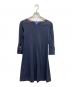 BLUE LABEL CRESTBRIDGE（ブルーレーベルクレストブリッジ）の古着「ニットワンピース」｜ネイビー