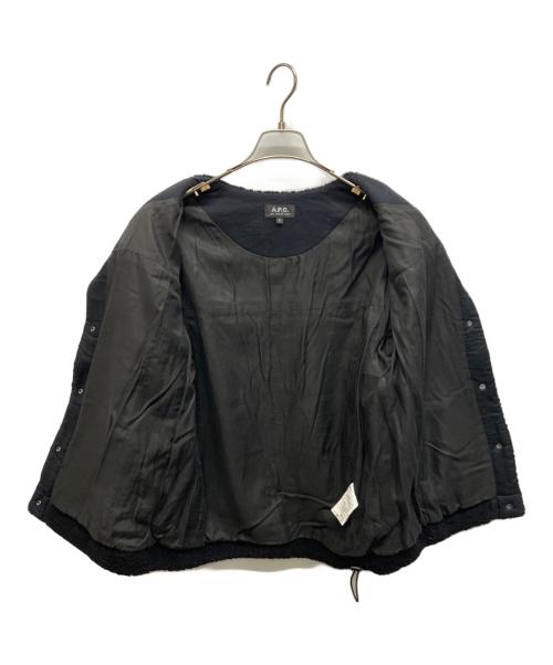 A.P.C.（アーペーセー）A.P.C. (アーペーセー) ボアジャケット ブラック サイズ:Sの古着・服飾アイテム