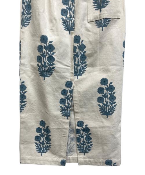 RHC Ron Herman（アールエイチシー ロンハーマン）RHC Ron Herman (アールエイチシー ロンハーマン) SZ Blockprints (エスゼットブロックプリント) フラワープリントスカート ホワイト サイズ:XSの古着・服飾アイテム